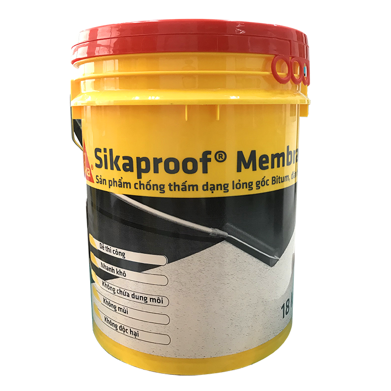 Màng lỏng chống thấm sân thượng gốc bitum SIKAPROOF MEMBRANE